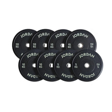 Load image into Gallery viewer, JORDAN Black Rubber Bumper Plates