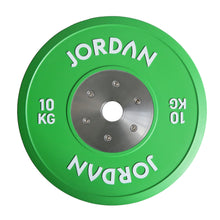 Load image into Gallery viewer, JORDAN Coloured Rubber Competition Bumper Plate-Calibrated