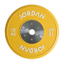 Load image into Gallery viewer, JORDAN Coloured Rubber Competition Bumper Plate-Calibrated