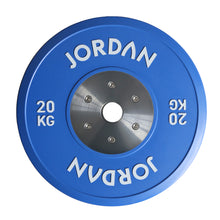 Load image into Gallery viewer, JORDAN Coloured Rubber Competition Bumper Plate-Calibrated