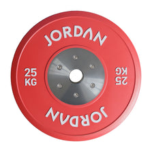 Load image into Gallery viewer, JORDAN Coloured Rubber Competition Bumper Plate-Calibrated