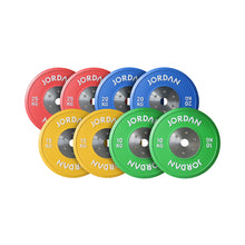 Load image into Gallery viewer, JORDAN Coloured Rubber Competition Bumper Plate-Calibrated