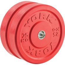 Load image into Gallery viewer, YORK Barbell Economy Coloured Bumper Plates