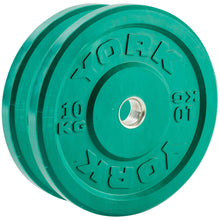 Load image into Gallery viewer, YORK Barbell Economy Coloured Bumper Plates