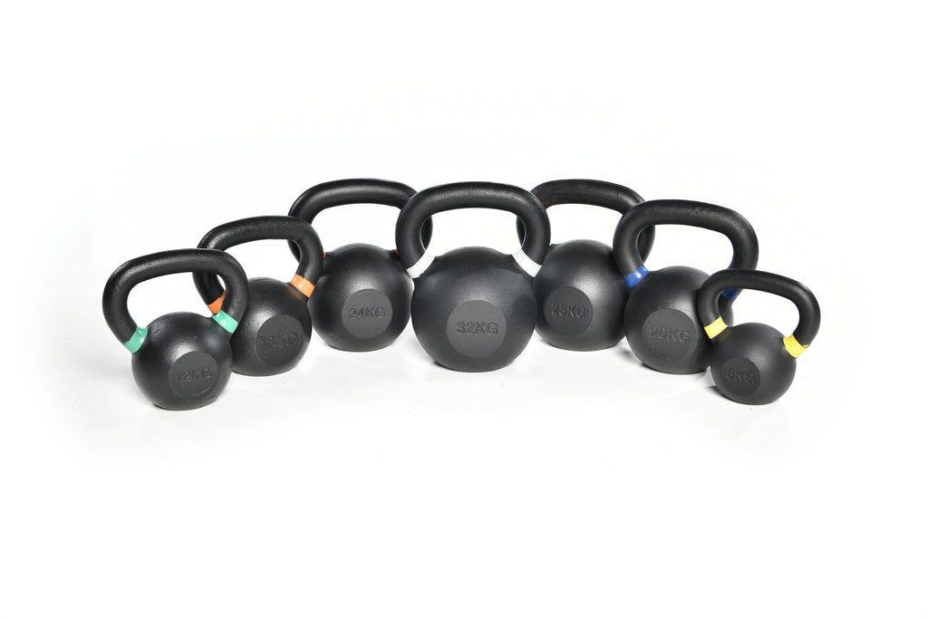 Cast iron discount kettlebell set uk