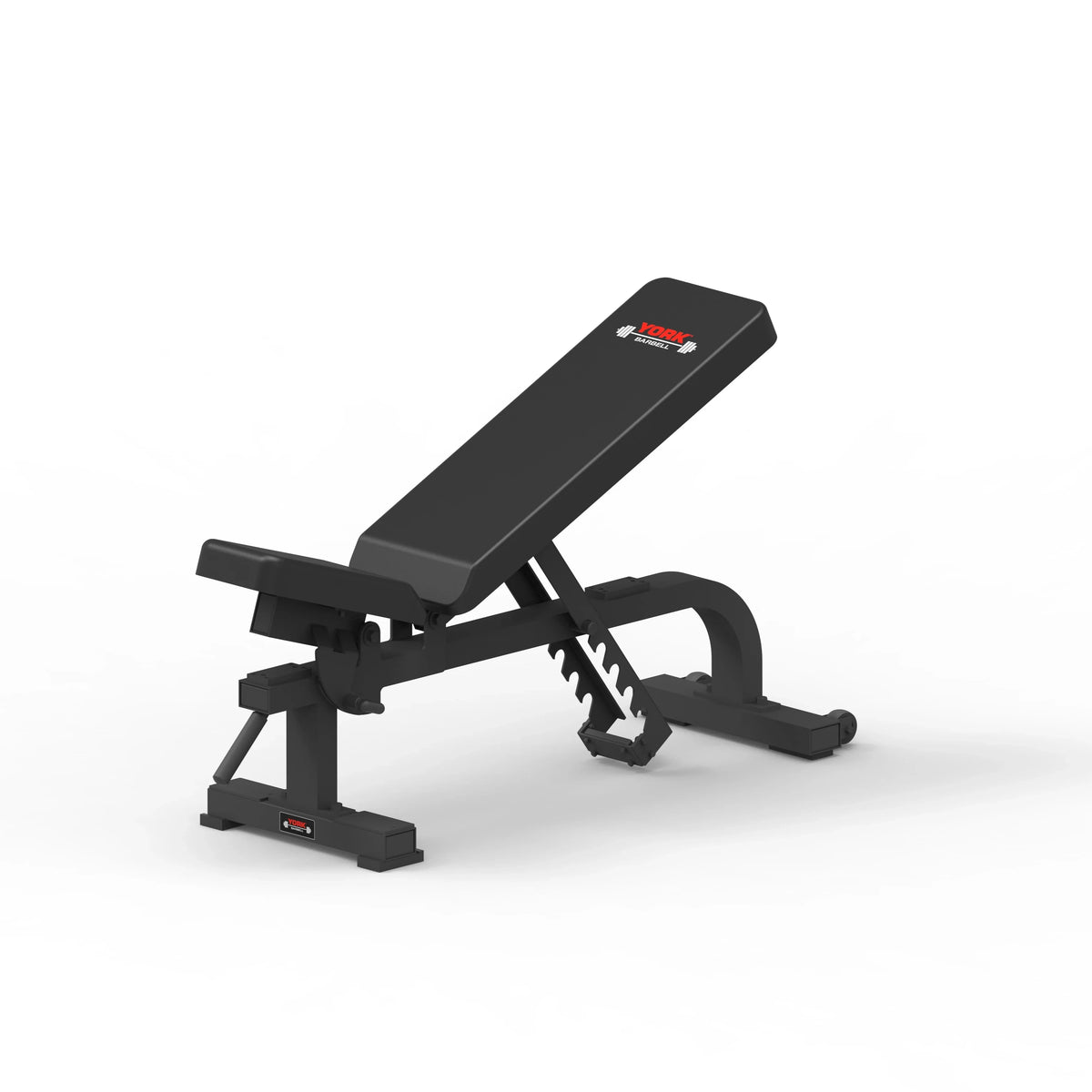 32 Bench Full Commercial York Barbell C32 Adjustable Adjustable Bench – The Gym ...
