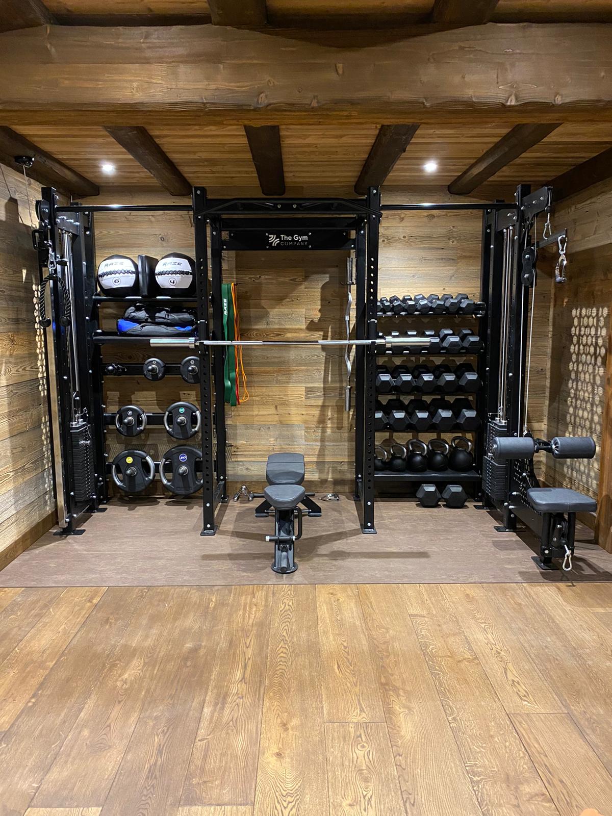 Bespoke home gym in the french alps