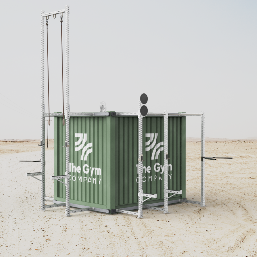 10ft HUB Container Gyms-Outdoor Gym-Gym Locker – The Gym Company