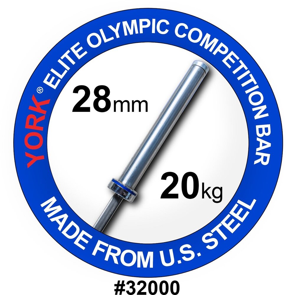 York 32000 Men's Elite Olympic Competition Bar