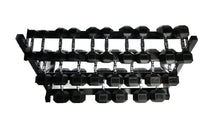 Load image into Gallery viewer, dumbbells on a rack
