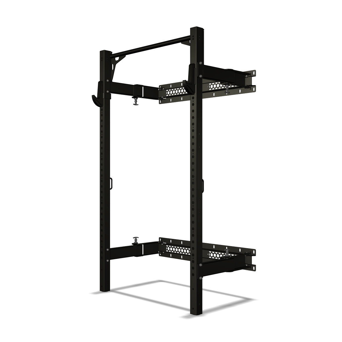 Black Series Folding Wall Fix Rack – The Gym Company